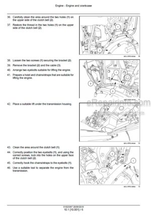 Photo 6 - Case 80N 90N 100N 110N 80V 90V 100V 110V Quantum Service Manual Tractor 51523387