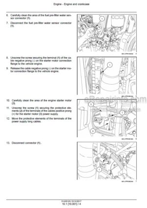 Photo 5 - Case 80N 80V 90N 90V 100N 100V 110N 110V Farmall Tier 4A Interim Service Manual Tractor 51430129