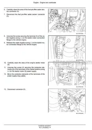 Photo 8 - Case 55HP 65HP 75HP 85HP 95HP Service Manual Tractor 6-61750