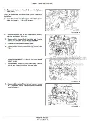 Photo 6 - Case 656 Series Service Manual Tractor GSS-1054