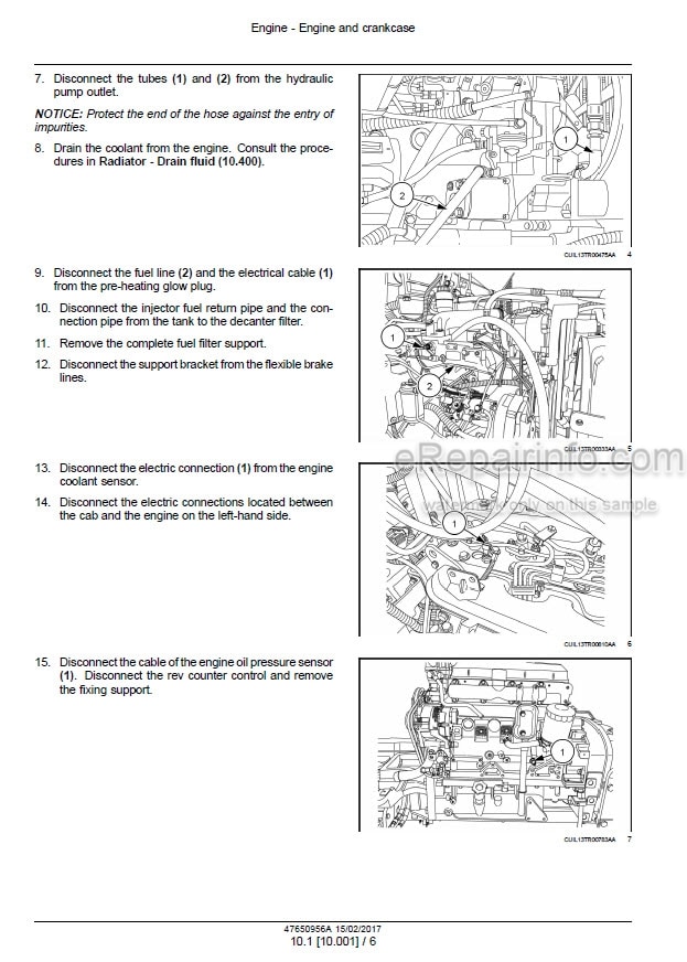 Photo 1 - Case 80 95 Farmall Service Manual Power Shuttle Tractor 47650956A