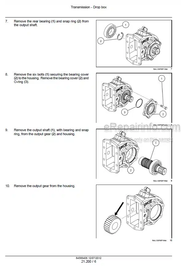 Photo 1 - Case 810 Flex Air Service Manual Applicator 84588406