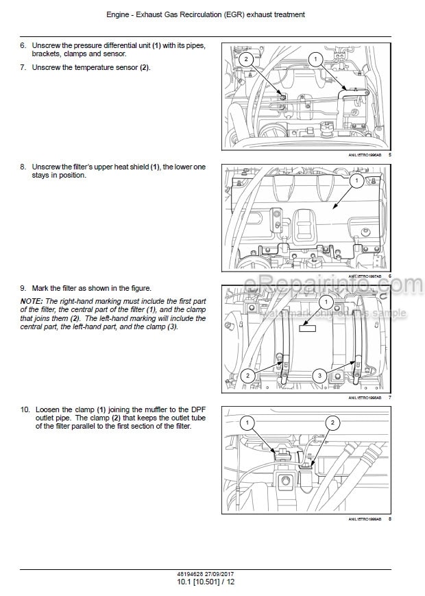 Photo 1 - Case 85A 95A 105A 115A Farmall Service Manual Tractor 48194628