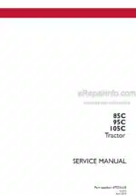 Photo 6 - Case 85C 95C 105C Service Manual Tractor 47531618