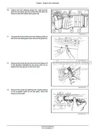 Photo 6 - Case 300 300B 400B Service Manual Tractor 9-92002R0