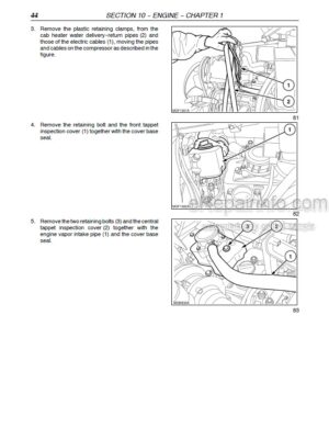 Photo 9 - Case 85U 95U 105U Farmall Repair Manual Tractor 87758608