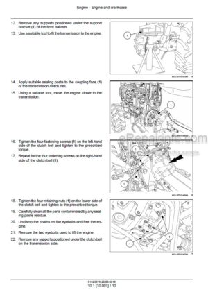 Photo 7 - Case 250 280 310 340 Magnum Rowtrac PST Service Manual Tractor 51537918
