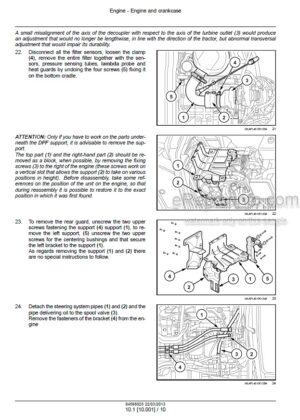 Photo 9 - Case 95UEP 105UEP 115UEP Farmall Service Manual Tractor