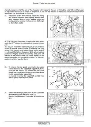 Photo 4 - Case 95UEP 105UEP 115UEP Farmall Service Manual Tractor