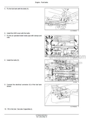 Photo 9 - Case 95U 105U 115U Farmall Pro EP Service Manual Tractor 47735452