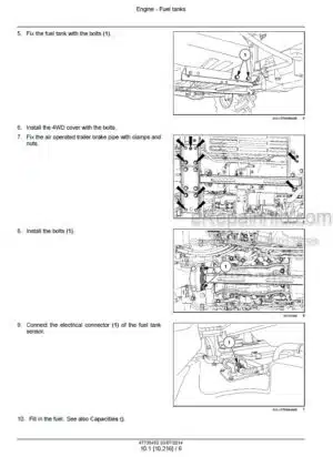 Photo 6 - Case 95U 105U 115U Farmall Pro EP Service Manual Tractor 47735452