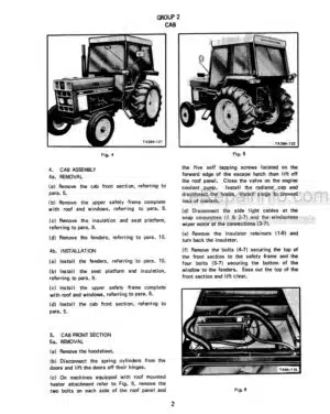 Photo 7 - Case International 384 Service Manual Tractor GSS1489