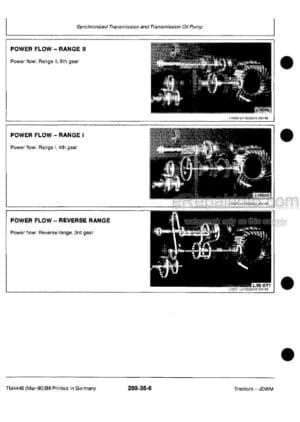 Photo 3 - John Deere 1350 1550 1750 1850 1850N 1950 1950N 2250 2450 2650 2650N 2850 3050 3350 3650 Diagnostic Manual Tractor TM4446
