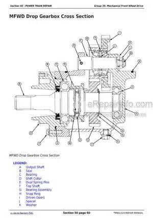 Photo 8 - John Deere 1350 1550 1750 1850 1850N 1950 1950N 2250 2450 2650 2650N 2850 3050 3350 3650 Diagnostic Manual Tractor TM4446