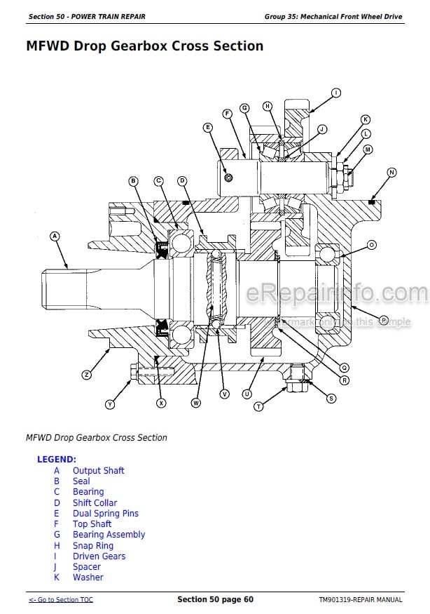 Photo 1 - John Deere 5055E 5065E 5075E Repair Manual Tractor TM901319