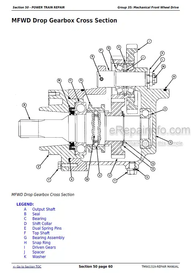 Photo 1 - John Deere 5055E 5065E 5075E Repair Manual Tractor TM901319