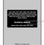 Photo 5 - John Deere 5103 5203 5303 5403 5045 5055 5065 5075 5204 Repair Manual Tractor TM900019