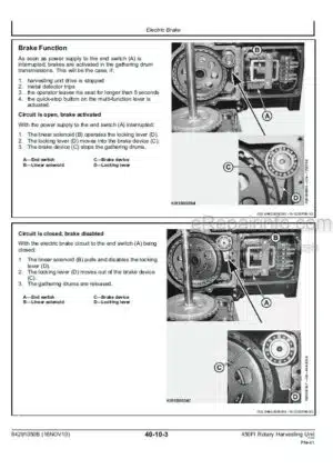 Photo 8 - Kemper 450FI Technical Manual Rotary Harvesting Unit 84291050B