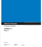 Photo 5 - Kobelco 260SRLC Tier 4 Service Manual Hydraulic Excavator S5YF0014E01