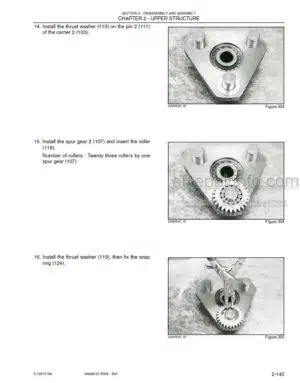 Photo 5 - Kobelco 50SR Acera Tier 4 Service Manual Compact Crawler Excavator S5PJ0023E01NA