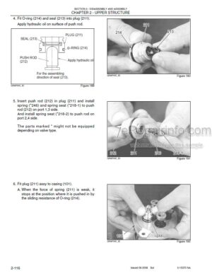 Photo 9 - Kobelco ED150 Blade Runner Acera SR Tier 3 Service Manual Excavator Dozer 87480999