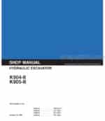Photo 4 - Kobelco K904-II K905-II Shop Manual Hydraulic Excavator S5LP0002E-01NA