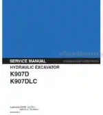 Photo 4 - Kobelco K907D K907DLC Service Manual Hydraulic Excavator S5LN0004E-01