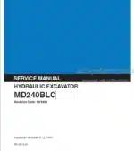 Photo 4 - Kobelco MD240BLC Service Manual Hydraulic Excavator S5LL0001E-02