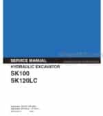 Photo 4 - Kobelco SK100 SK120LC Service Manual Hydraulic Excavator S5LP0004E-02