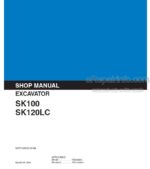 Photo 4 - Kobelco SK100 SK120LC Shop Manual Excavator S5YPU0003E-03NA