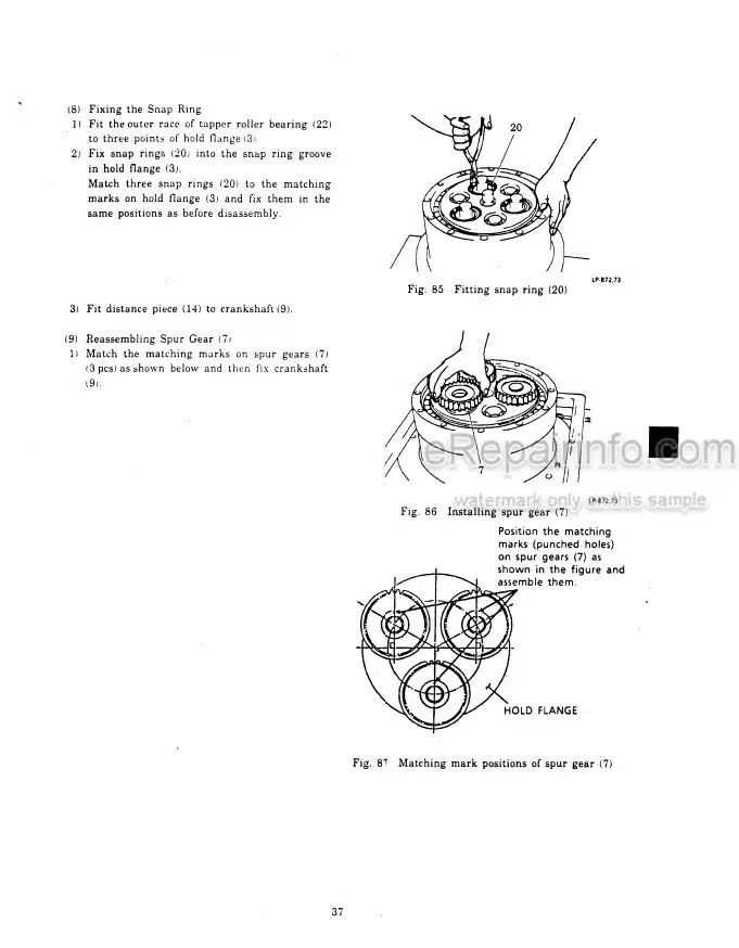 Photo 1 - Kobelco SK100 SK120 SK120LC Service Manual Hydraulic Excavator S5YPU0005E-00