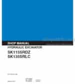 Photo 5 - Kobelco SK115SRDZ SK135SRLC Shop Manual Hydraulic Excavator S5YY0001E-00NA