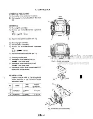 Photo 7 - Kobelco SK13SR Service Manual Hydraulic Excavator S5PE0001E-01