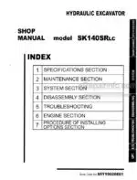 Photo 4 - Kobelco SK140SRLC Shop Manual Hydraulic Excavator S5YY0020E01