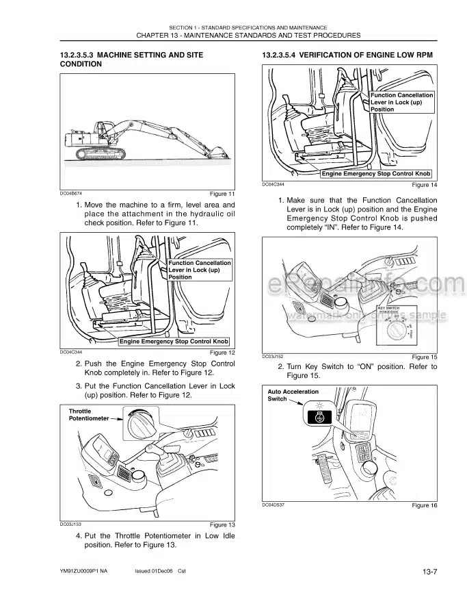 Photo 1 - Kobelco SK160LC ED190LC Shop Manual Excavator YM91ZU0009P1NA
