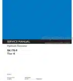 Photo 5 - Kobelco SK170-9 Tier 4 Service Manual Hydraulic Excavator 47393612