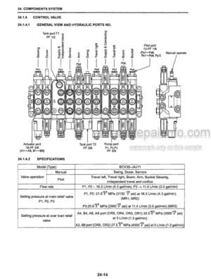 Photo 11 - Kobelco SK17SR-3 Shop Manual Compact Crawler Excavator S5PU0002E01NA