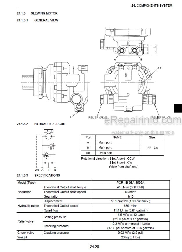 Photo 1 - Kobelco SK17SR-3 Shop Manual Compact Crawler Excavator S5PU0002E02