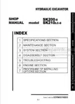 Photo 5 - Kobelco SK200-8 SK210LC-8 Shop Manual Hydraulic Excavator S5YN0018E03