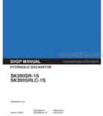 Photo 5 - Kobelco SK200SR-1S SK200SRLC-1S Shop Manual Hydraulic Excavator S5YB0003E-01NA