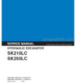 Photo 5 - Kobelco SK210LC SK250LC Service Manual Hydraulic Excavator S5YQ-LL12E-00