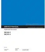 Photo 5 - Kobelco SK260-9 SK295-9 Service Manual Hydraulic Excavator 84531464