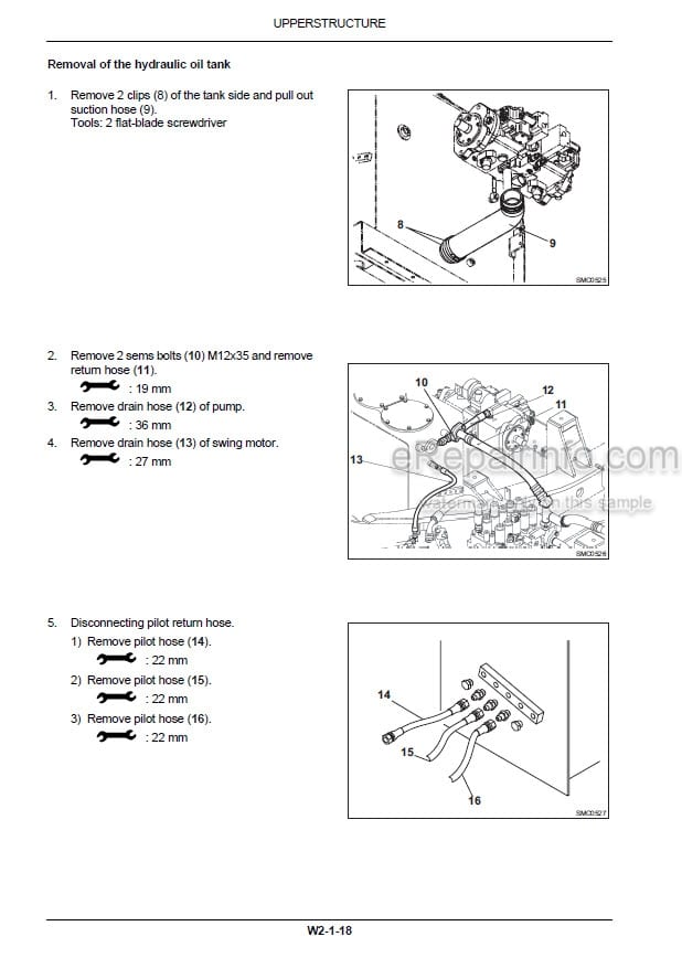 Photo 1 - Kobelco SK260-9 SK295-9 Service Manual Hydraulic Excavator 84531464