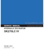 Photo 4 - Kobelco SK270LC IV Service Manual Hydraulic Excavator S5LBU0005E(PLM)