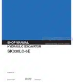 Photo 4 - Kobelco SK330LC-6E Shop Manual Hydraulic Excavator 87364098NA