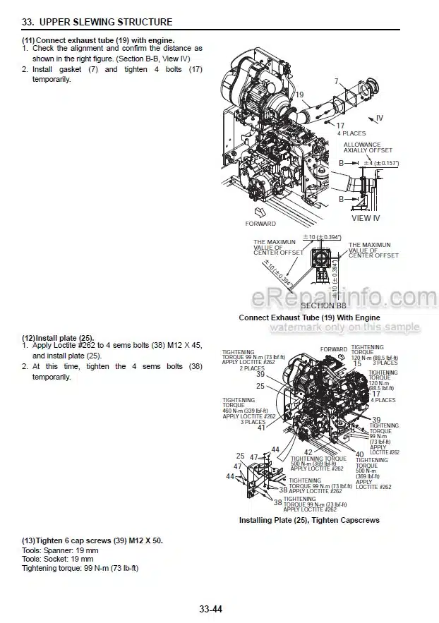 Photo 1 - Kobelco SK485-9 Tier 4 Service Manual Hydraulic Excavator S5LS0018E02