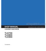 Photo 5 - Kobelco TLK700 TLK800 TLK900 Shop Manual Loader Backhoe TLK-US-092