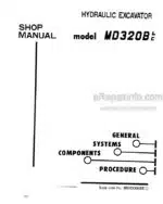 Photo 4 - MDI Yutani MD320BLC Shop Manual Hydraulic Excavator S5YC0002ENA