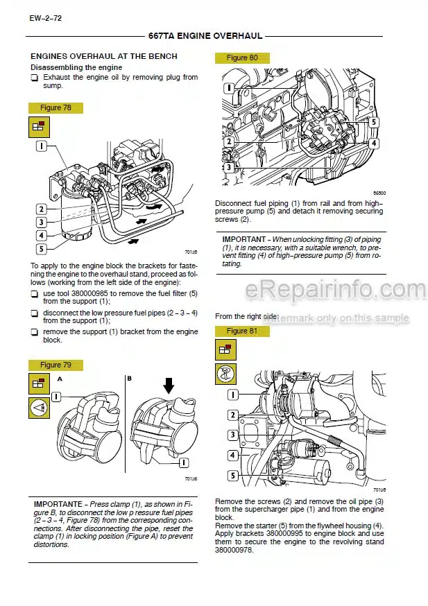 Photo 1 - New Holland 667TA/EEG 667ТА/ЕЕС 667TA/EBF 667TA/EED 667TA/EBD Repair Manual Engine 60413689