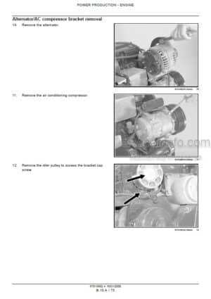 Photo 11 - New Holland CNH 6TAA-8304 6TAA-9004 Repair Manual Engine 87515682
